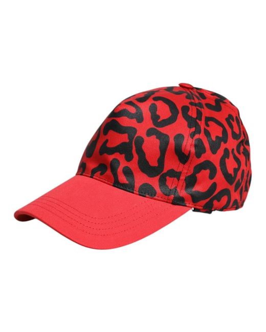 Dolce & Gabbana Red Hats & Caps
