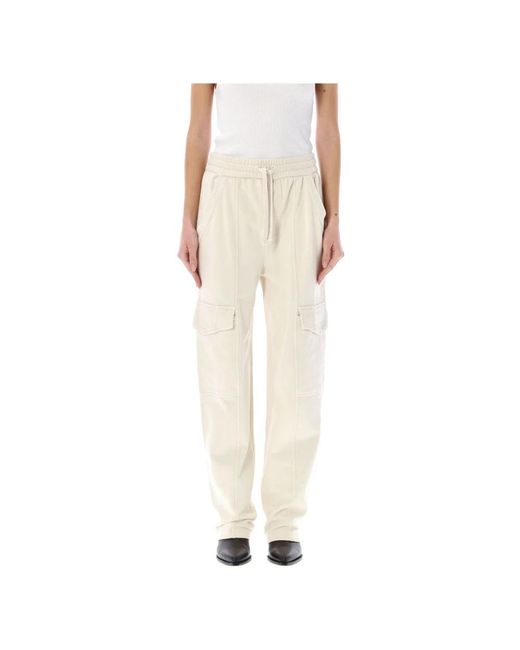 Isabel Marant Natural Tapered Trousers