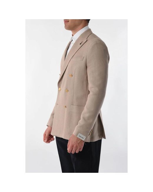 Paoloni Natural Blazers for men