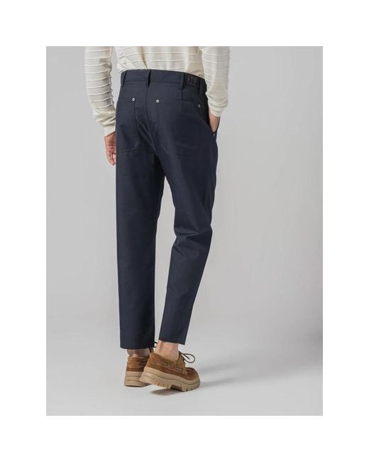 Covert Blue Suit Trousers for men