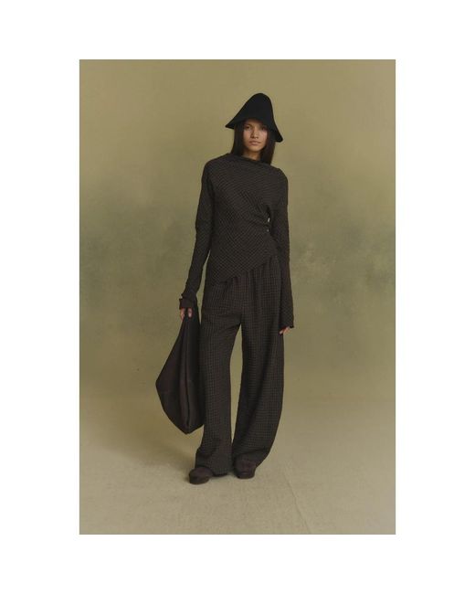 Cortana Gray Tapered Trousers