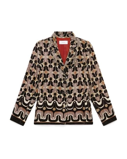 Maliparmi Collection Print Blazer in het Multicolor