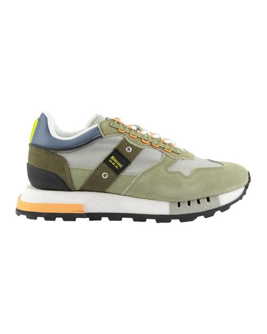 Blauer Schoenen ,Veelkleurig ,Cam+Tess Sneakers in het Gray voor heren