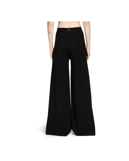 Max Mara Black Wide Trousers