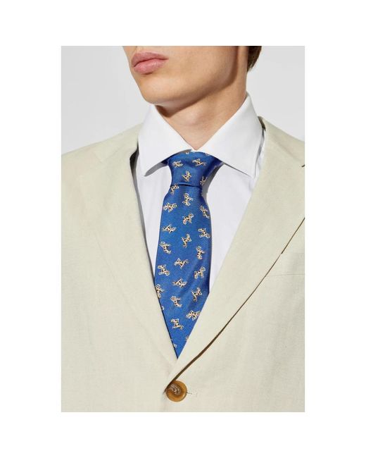 Ties di Paul Smith in Blue da Uomo