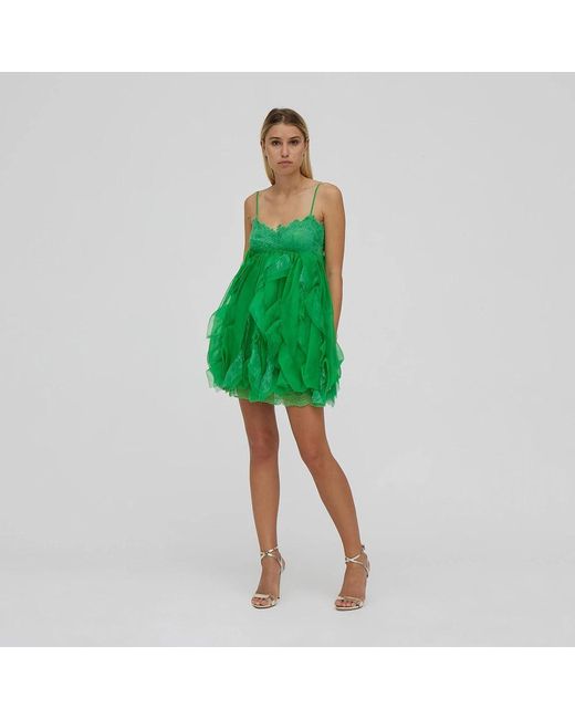 Ermanno Scervino Green Party Dresses