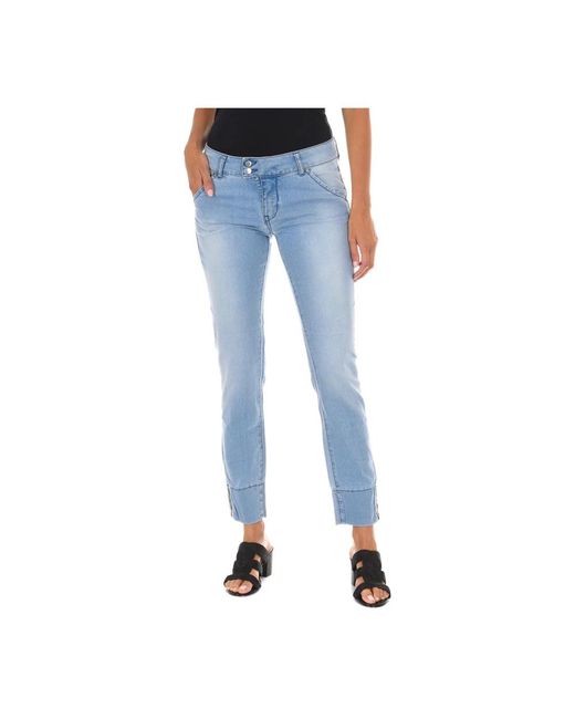Met Blue Cropped Jeans