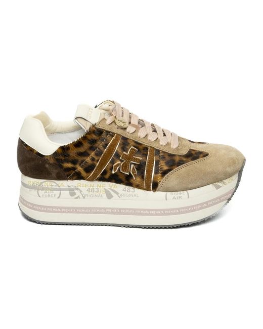 Premiata Beth Sneaker in het Natural