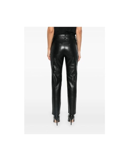 Anine Bing Slim-Fit Trousers in het Black