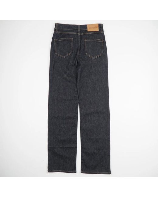 Max Mara Gray Straight Jeans