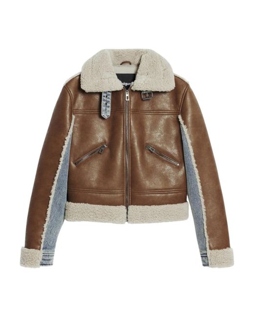 Light Jackets Desigual de color Brown