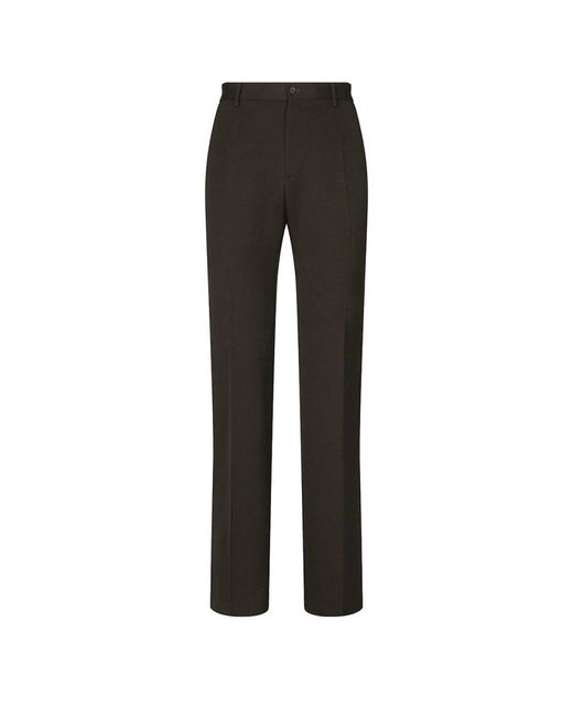 Dolce & Gabbana Black Suit Trousers for men