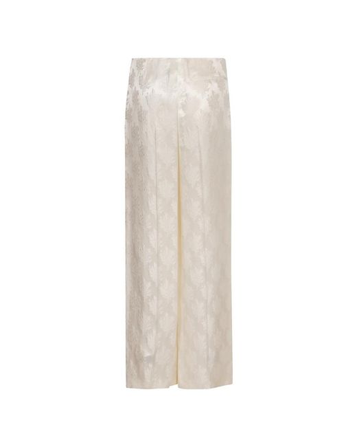 Fendi Natural Straight Trousers