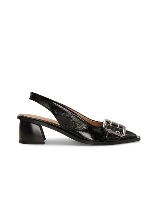 Ganni Black Pumps