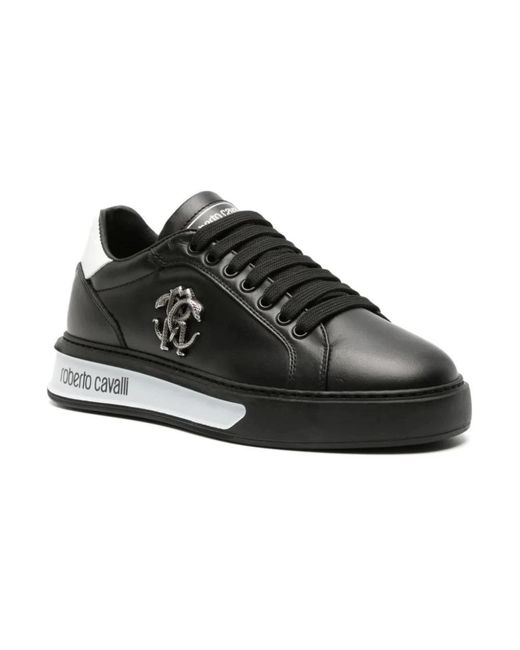 Roberto Cavalli Black Sneakers