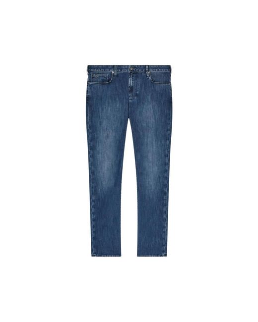 Emporio Armani Blue Slim-Fit Jeans for men