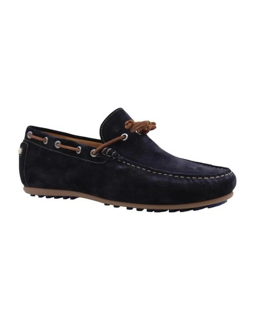 Floris Van Bommel Black Loafers for men
