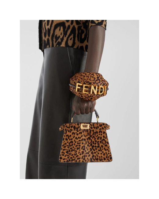 Fendi Peekaboo Iseeu Petite in het Brown