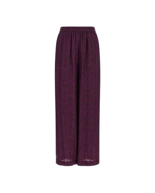 Gianluca Capannolo Purple Wide Trousers