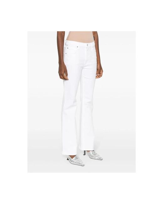 Citizens of Humanity White Boot-cut jeans
