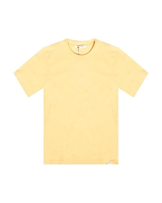 Samsøe & Samsøe Yellow T-Shirts for men