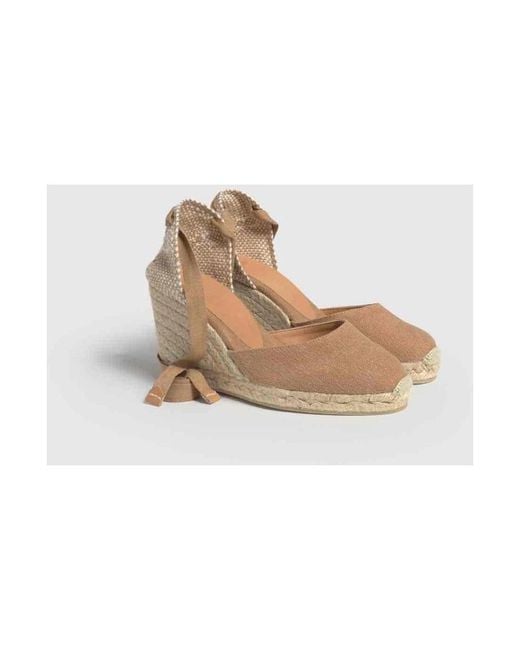 Castaner Metallic Wedges