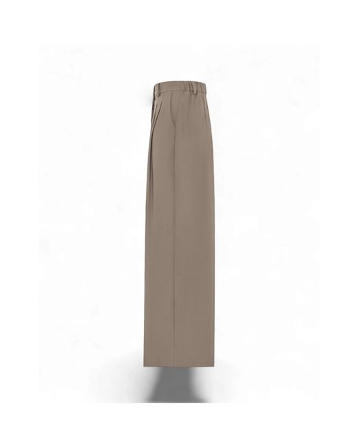 DUNO Brown Wide Trousers