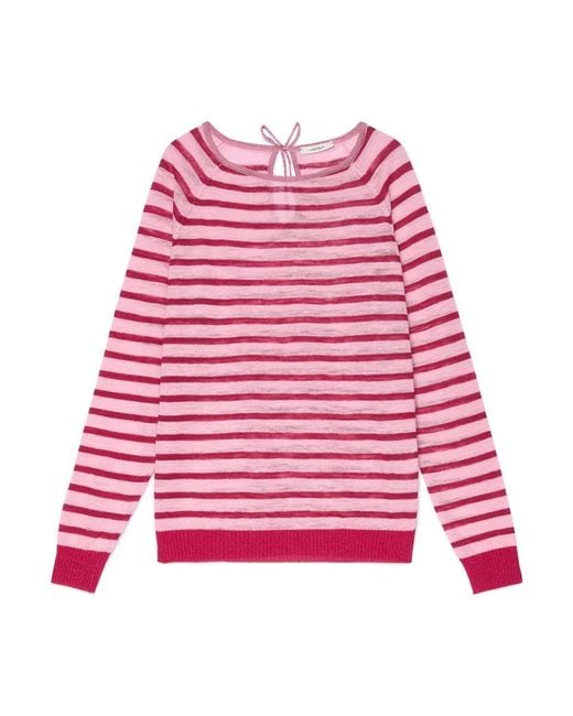 Knitwear > round-neck knitwear Maliparmi en coloris Pink