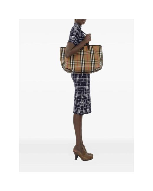 Burberry Brown Shopping Bags