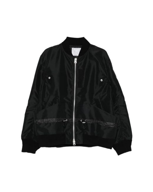Sacai Jassen ,Zwart ,Stijlvolle Buitenkleding Jas in het Black voor heren