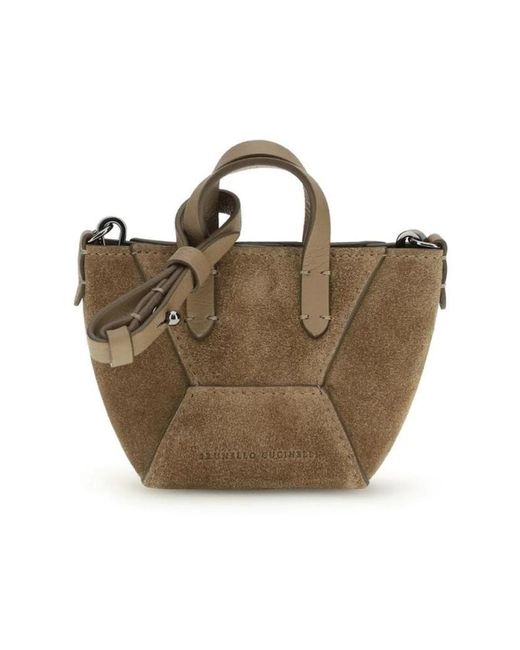 Brunello Cucinelli Green Shopping Bags
