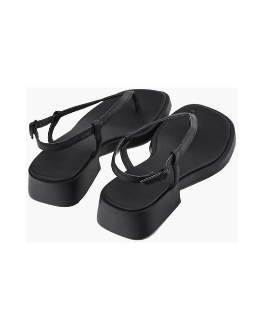 Flat Sandals Camper en coloris Black