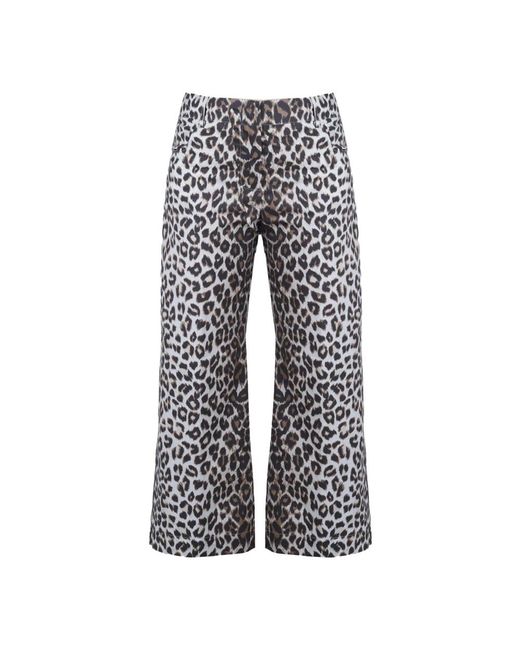 Jucca Gray Wide Trousers