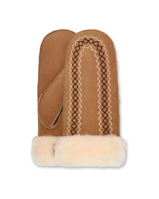 Ugg Brown Atherson bestickt