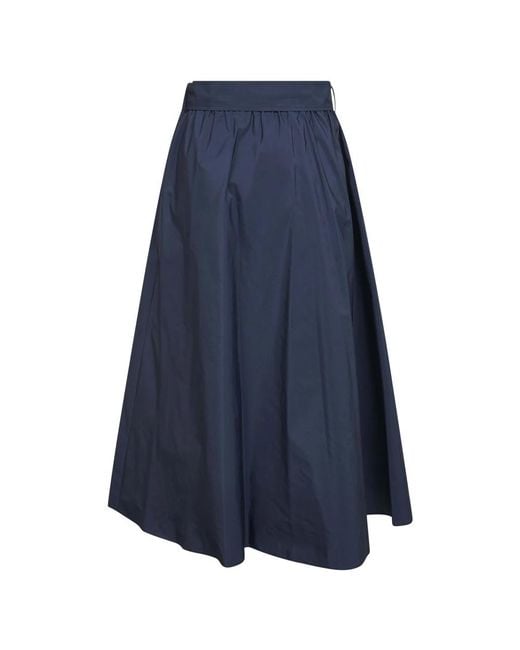 Weekend by Maxmara Blue Midi Skirts