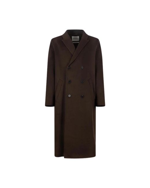 Amaranto Jassen ,Bruin ,Wol Cappotto Outdoor in het Black voor heren