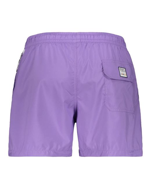 Fedeli Badmode ,Paars ,Polyester Beachshorts in het Purple voor heren