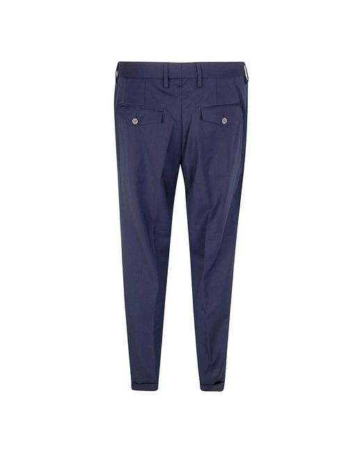 Myths Blue Slim-Fit Trousers for men