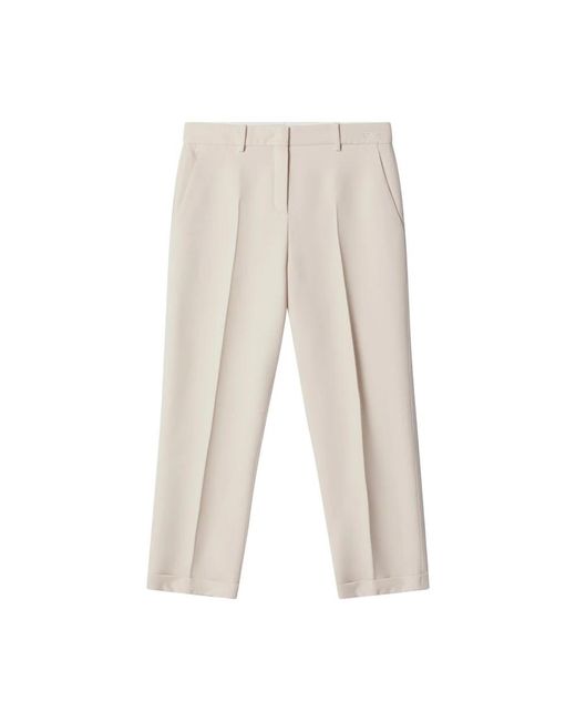Fendi Natural Straight Trousers