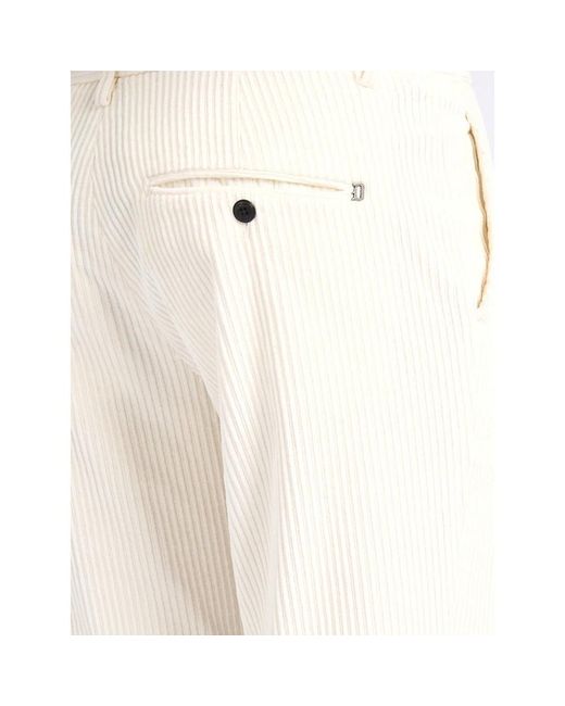 Dondup Pantalone in het White voor heren