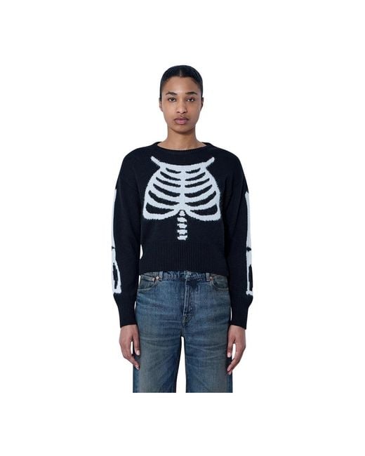 VAQUERA Blue Round-Neck Knitwear