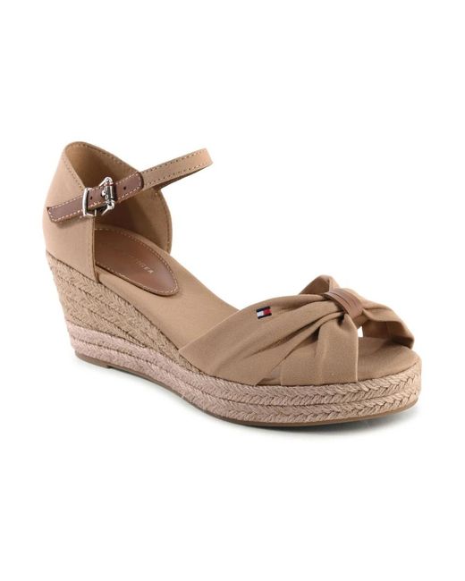 Tommy Hilfiger Wedges in het Metallic