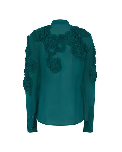 Dries Van Noten Green Shirts