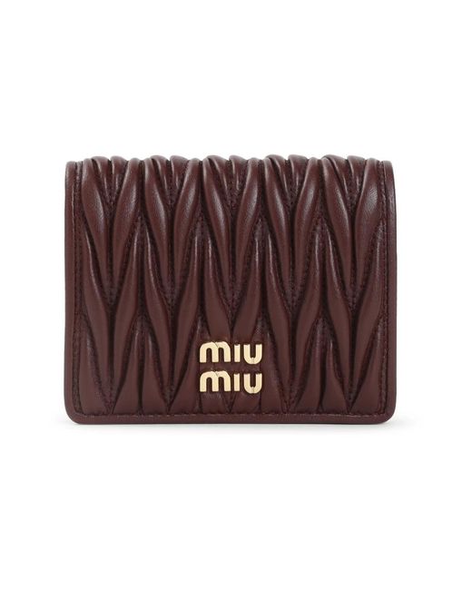 Miu Miu Brown Wallets & Cardholders