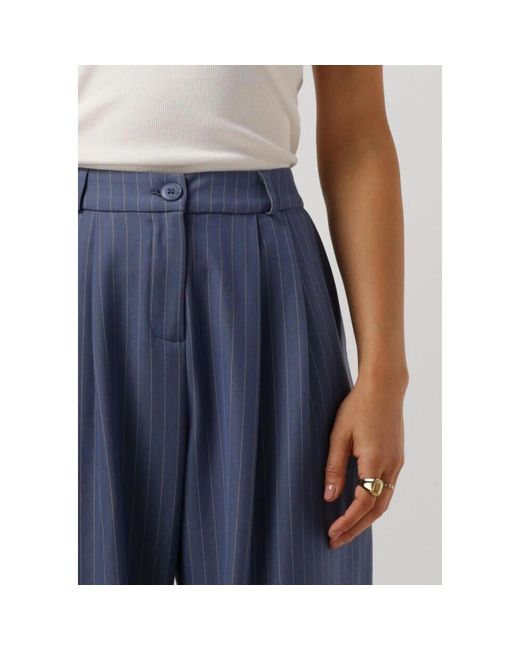 Ydence Blue Blau Gestreifte Hose Riley