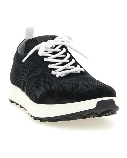Kiton Black Sneakers for men
