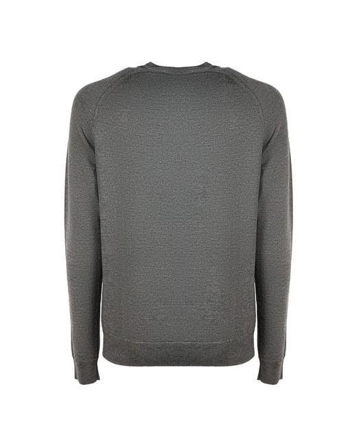 DSquared² Gray Round-Neck Knitwear for men