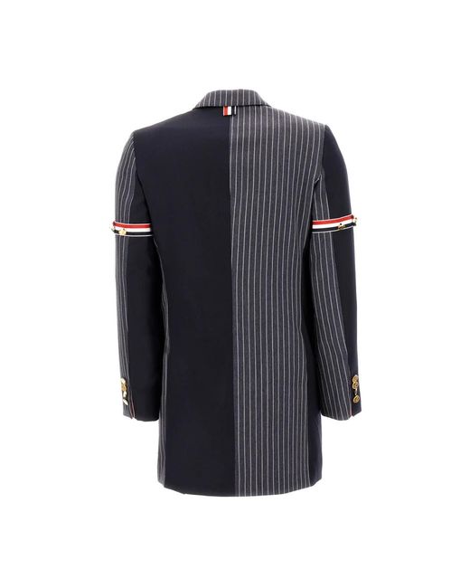Thom Browne Jassen ,Veelkleurig ,Wol Jassen Gilet in het Blue