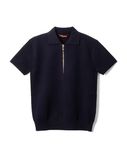 Max Mara Blue Polo Shirts