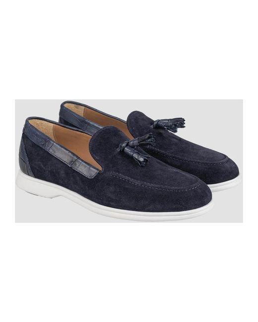 Kiton Blue Loafers for men